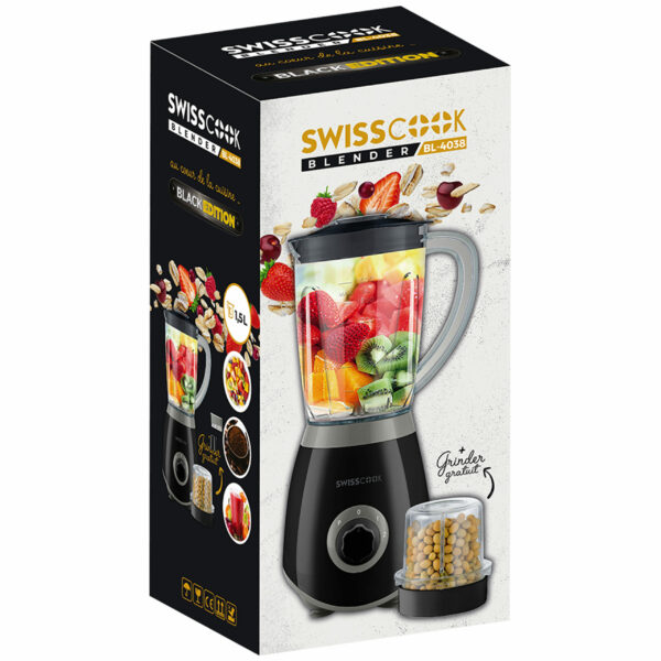 Blender 1,5 Litre BL-4038 Swisscook – Image 2