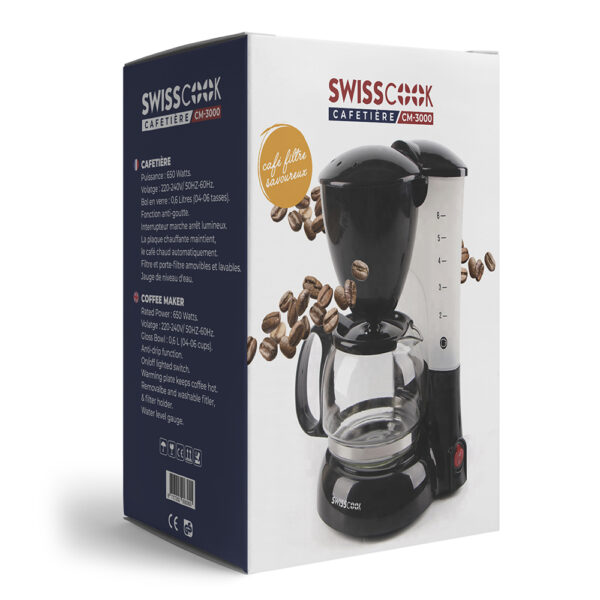 Machine à café Filtre CM-3000 Swisscook – Image 2