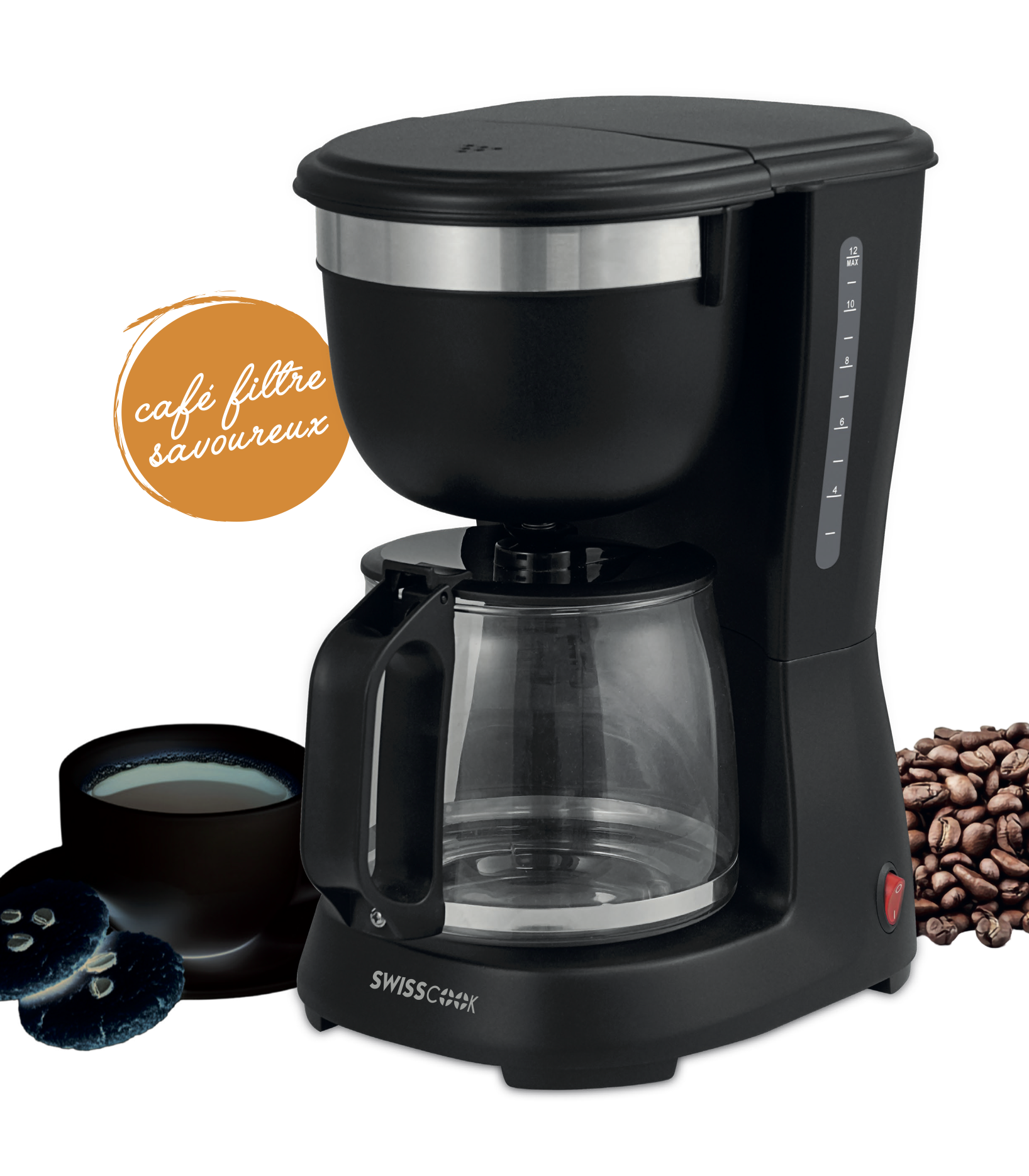 Machine à café filtre CM-3031 Swisscook – Image 2
