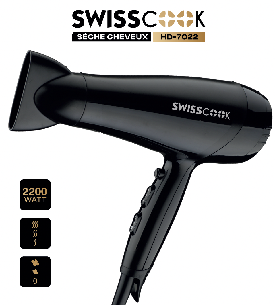 Sèche cheveux HD-7022 Swisscook