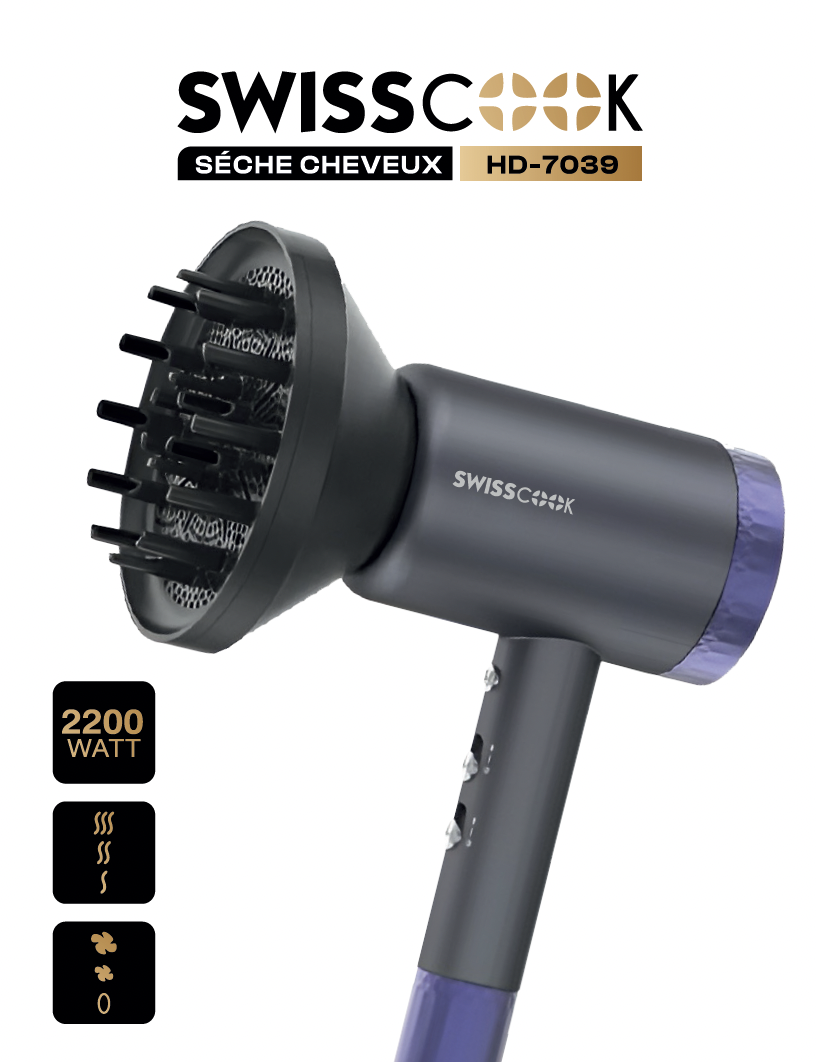 Sèche cheveux HD-7039 Swisscook